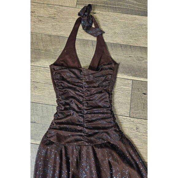 City Triangles Y2K Aysemmetrical Halter Dress Size S - Picture 5 of 6